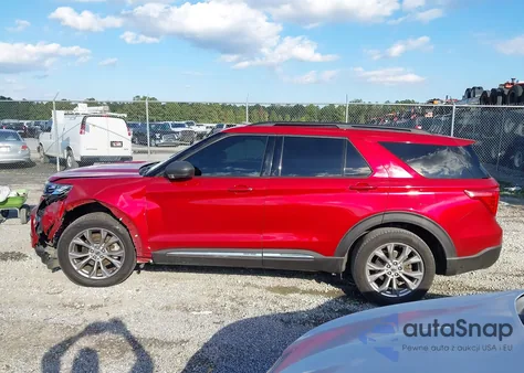 2020 Ford Explorer Xlt из США, поврежденный, VIN 1FMSK7DHXLGA33414